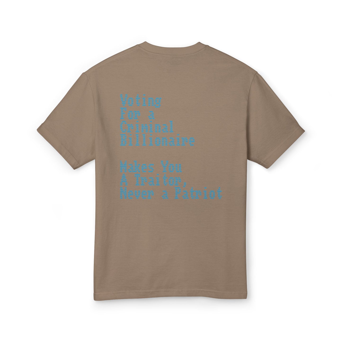 New York Saves Society | Unisex Garment-Dyed Heavyweight Cotton Graphic Tee | Criminal Billionaire | Free Palestine Collection