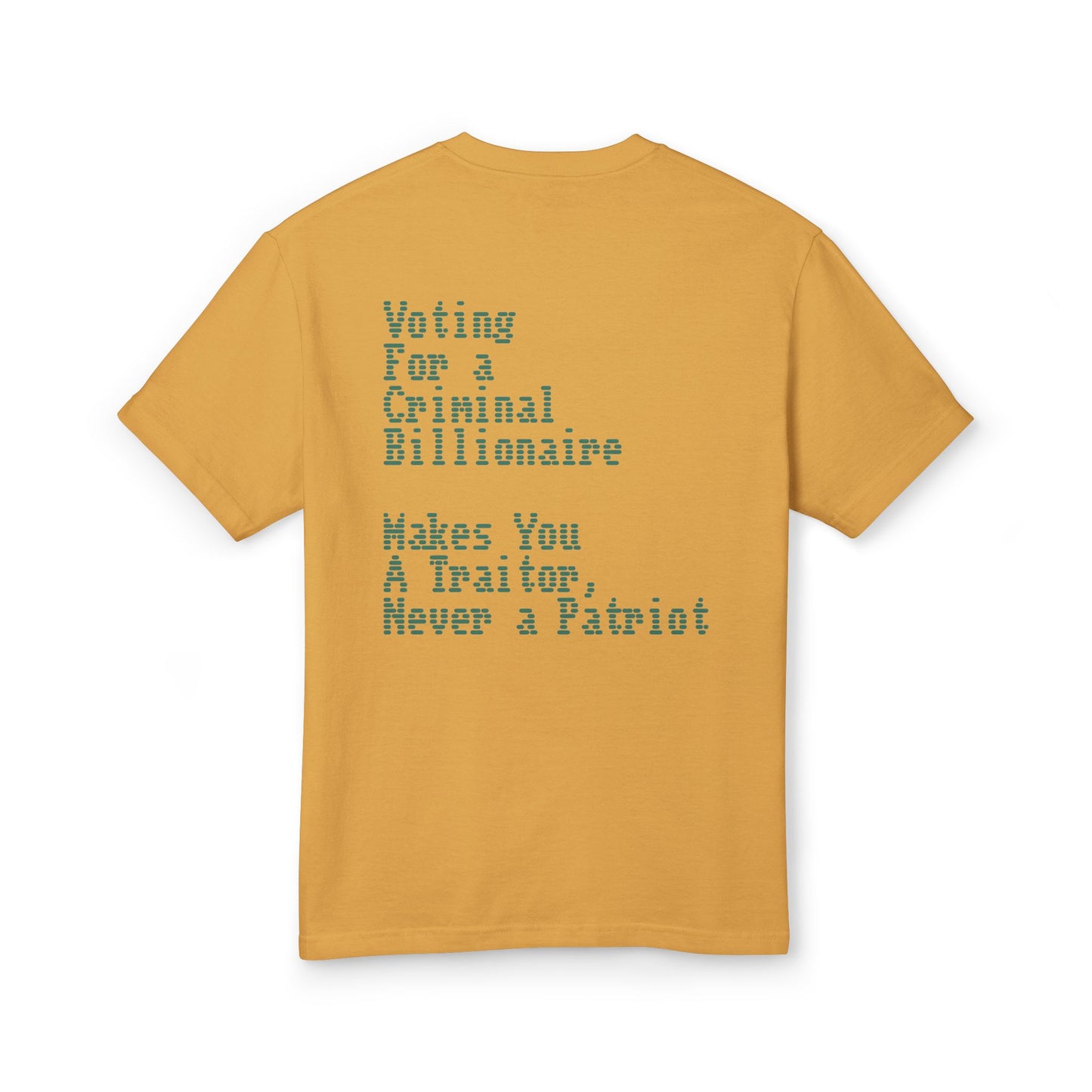 New York Saves Society | Unisex Garment-Dyed Heavyweight Cotton Graphic Tee | Criminal Billionaire | Free Palestine Collection