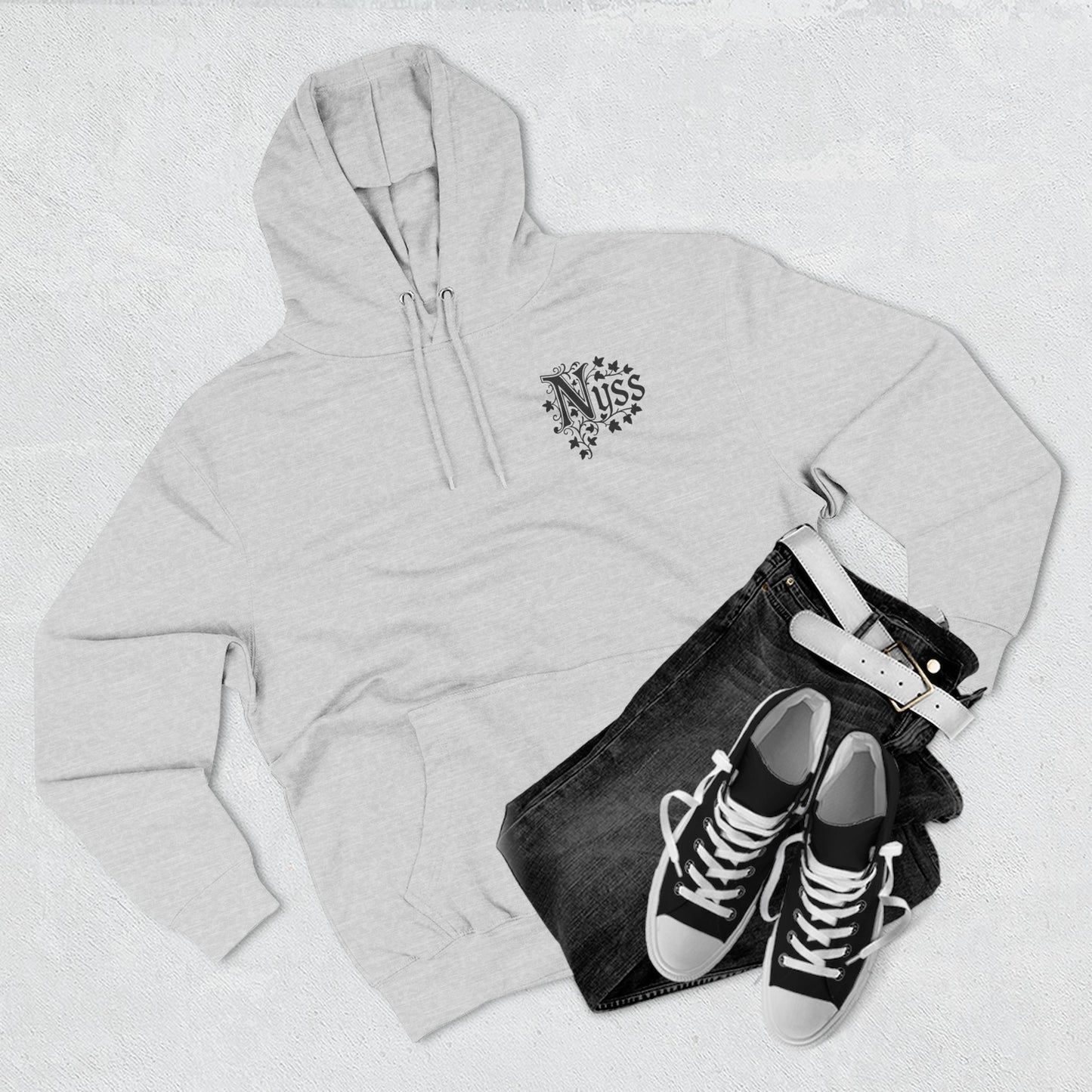 New York Saves Society | Ivy Leaves Logo Hoodie | Free Palestine Collection