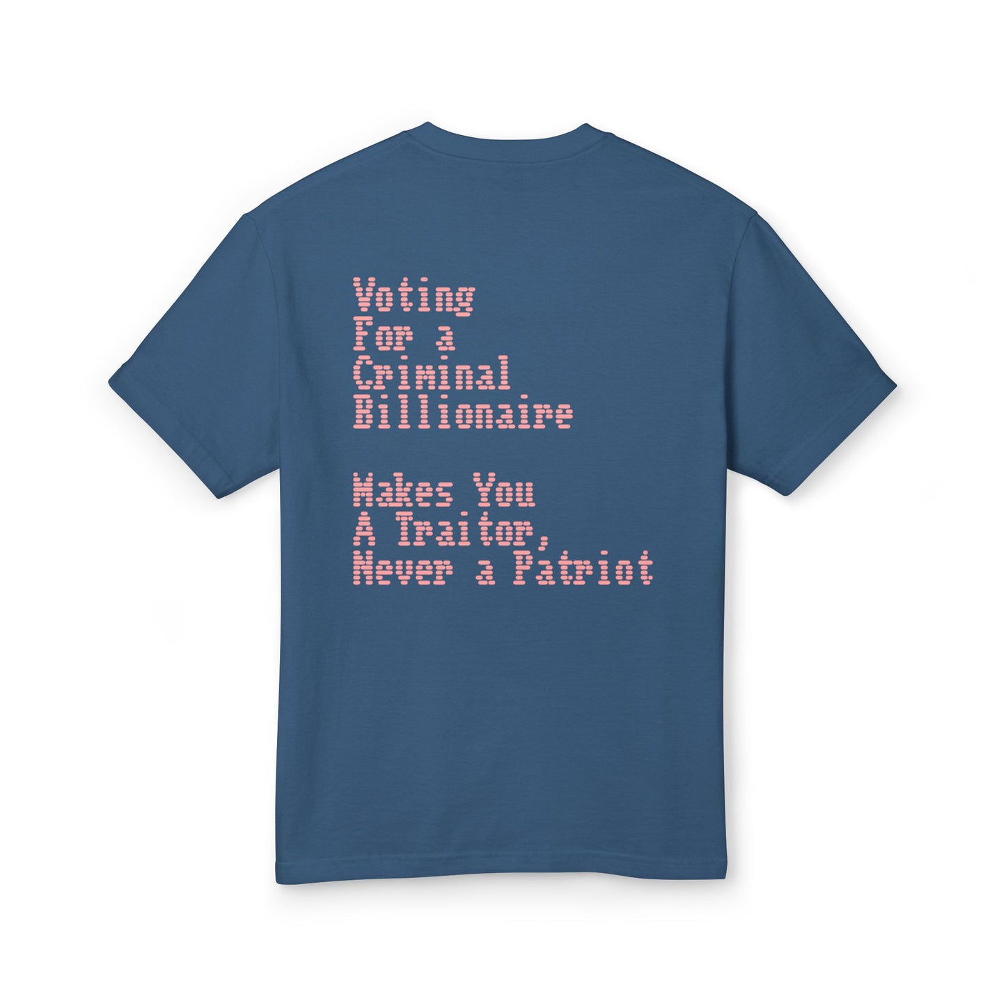 New York Saves Society | Unisex Garment-Dyed Heavyweight Cotton Graphic Tee | Criminal Billionaire | Free Palestine Collection