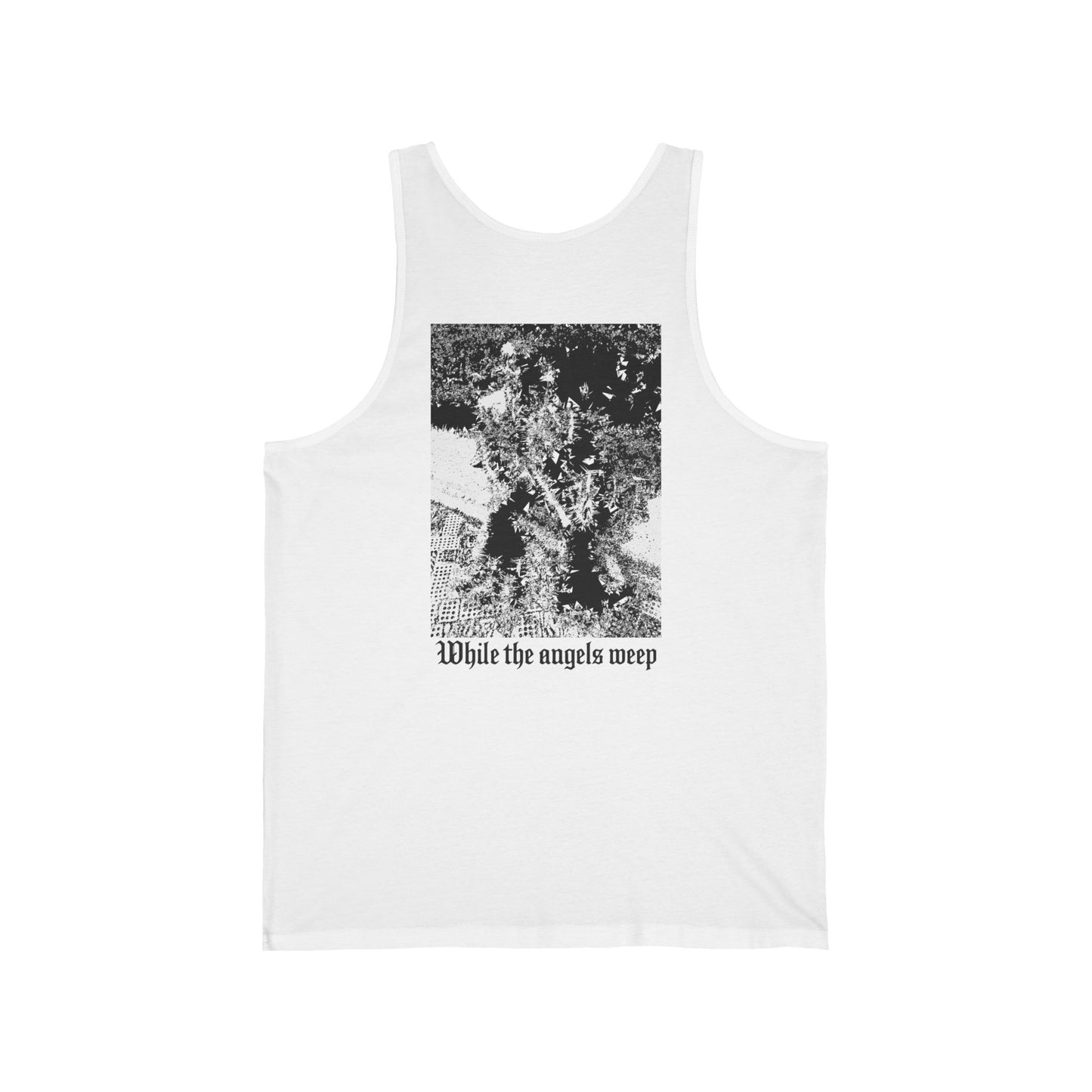 New York Saves Society | Old English Logo | Angels Weep | Lightweight Cotton Tank | Free Palestine Collection