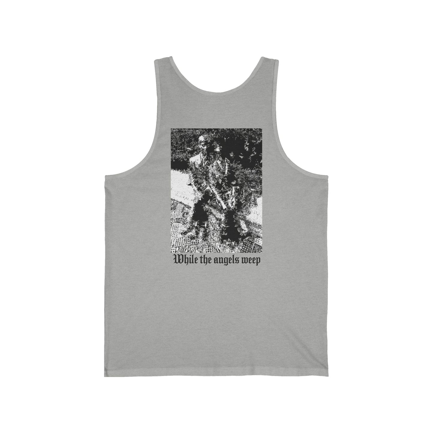 New York Saves Society | Old English Logo | Angels Weep | Lightweight Cotton Tank | Free Palestine Collection