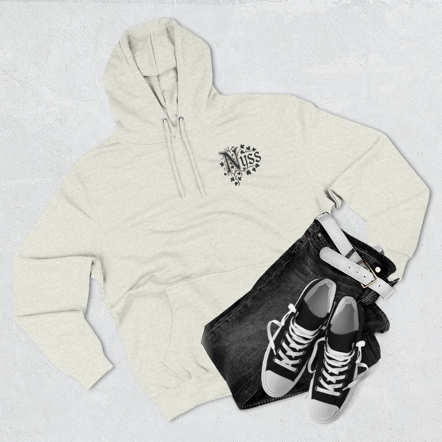 New York Saves Society | Ivy Leaves Logo Hoodie | Free Palestine Collection